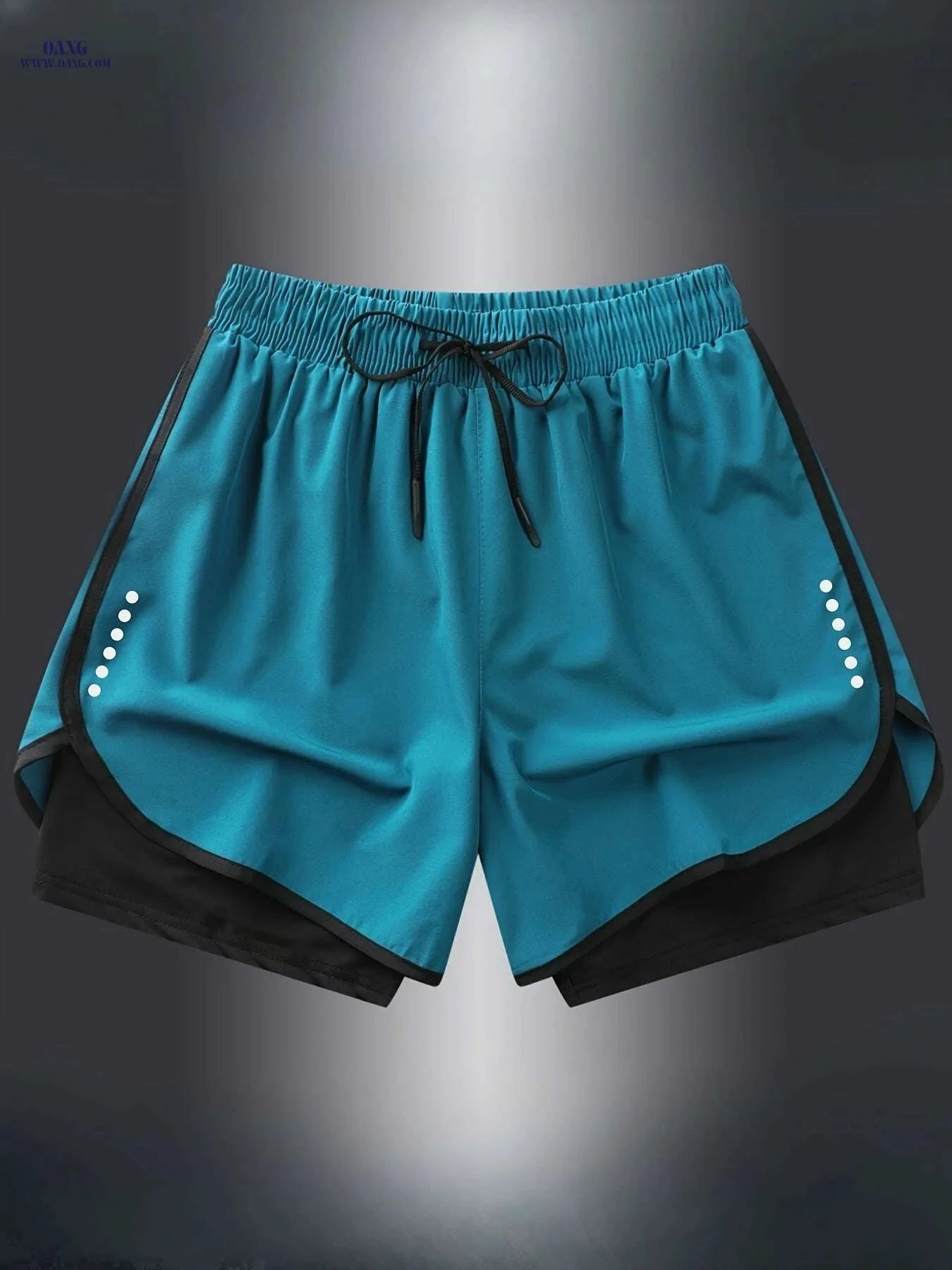 Men's Quick-Dry Athletic Swim Shorts - Lightweight, Breathable Fit   OAXG 