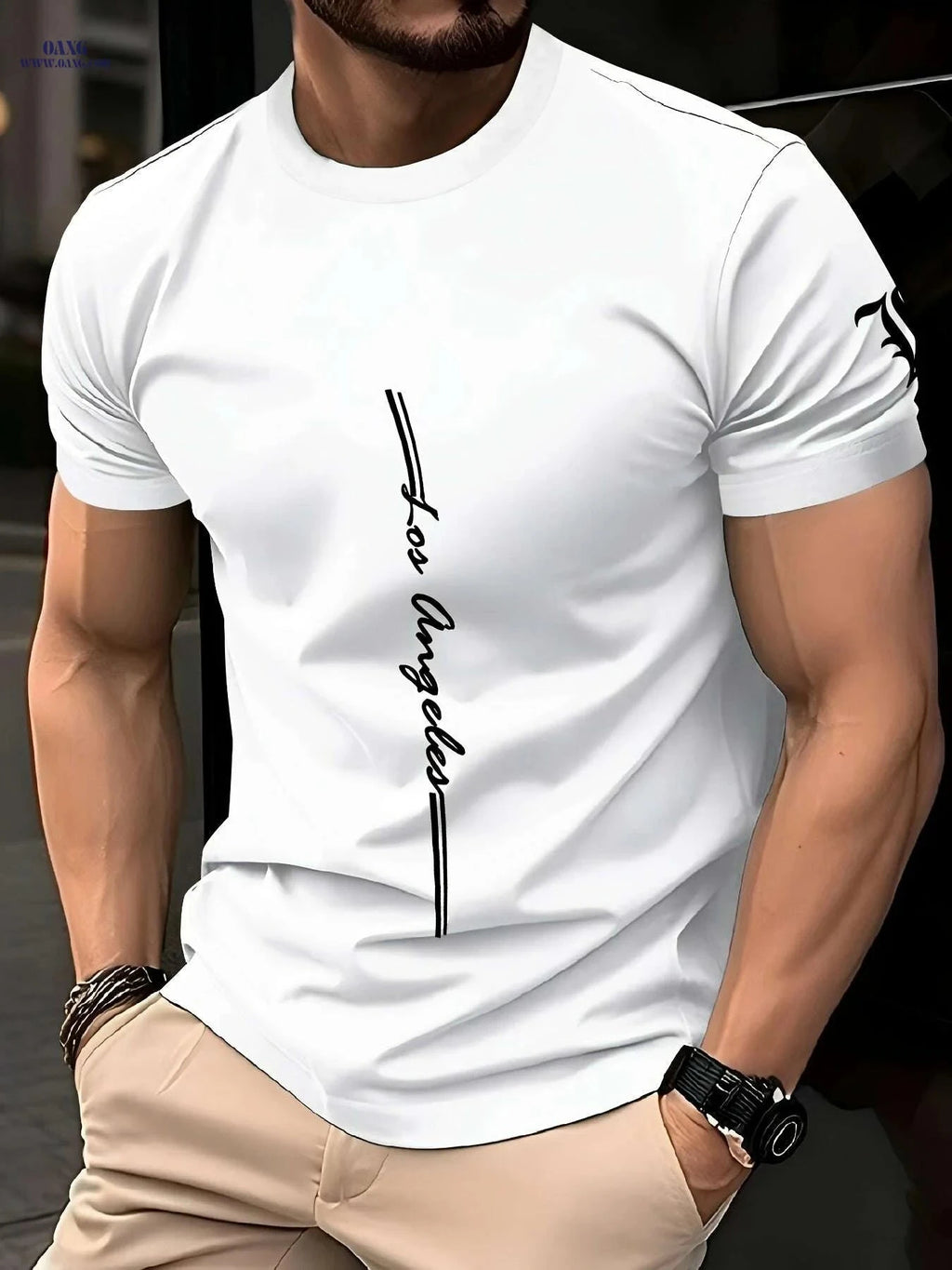 Men's Quick-Dry Athletic T-Shirt - Moisture-Wicking Gym Tee   OAXG 