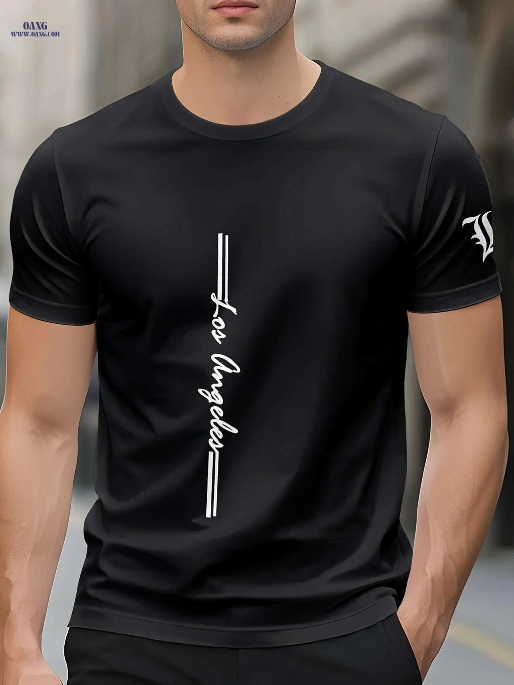 Men's Quick-Dry Athletic T-Shirt - Moisture-Wicking Gym Tee   OAXG 