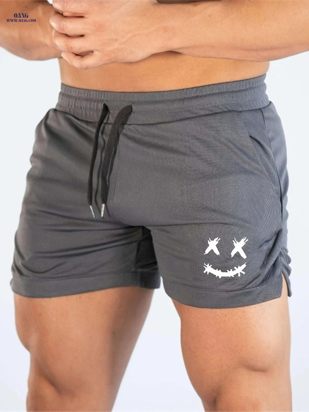 Men's Quick-Dry Breathable Running Shorts - Sweat-Free Fitness Wear   OAXG 