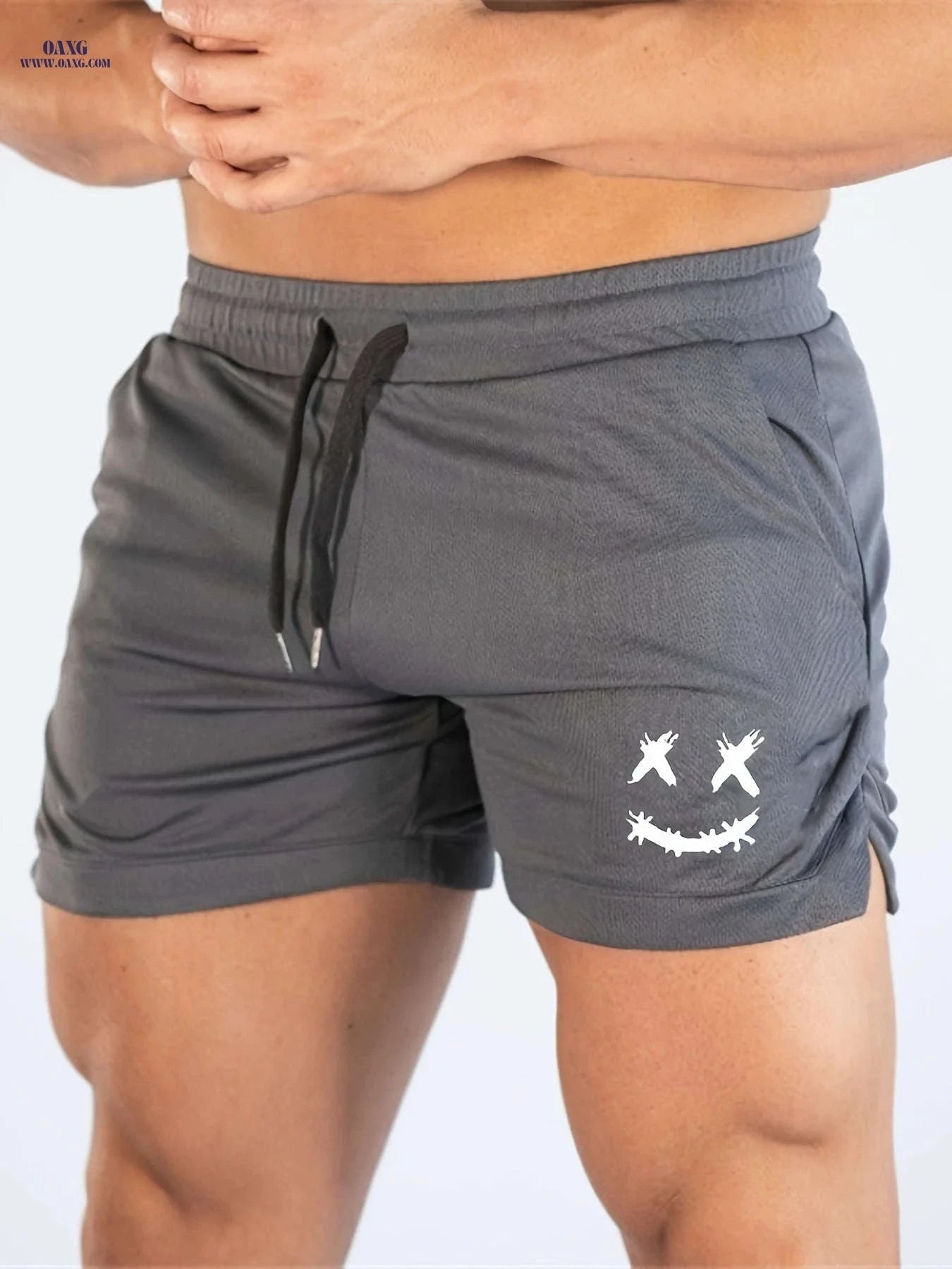 Men's Quick-Dry Breathable Running Shorts - Sweat-Free Fitness Wear   OAXG 