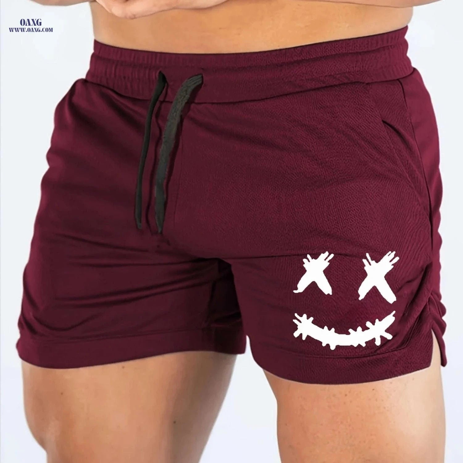 Men's Quick-Dry Breathable Running Shorts - Sweat-Free Fitness Wear   OAXG 