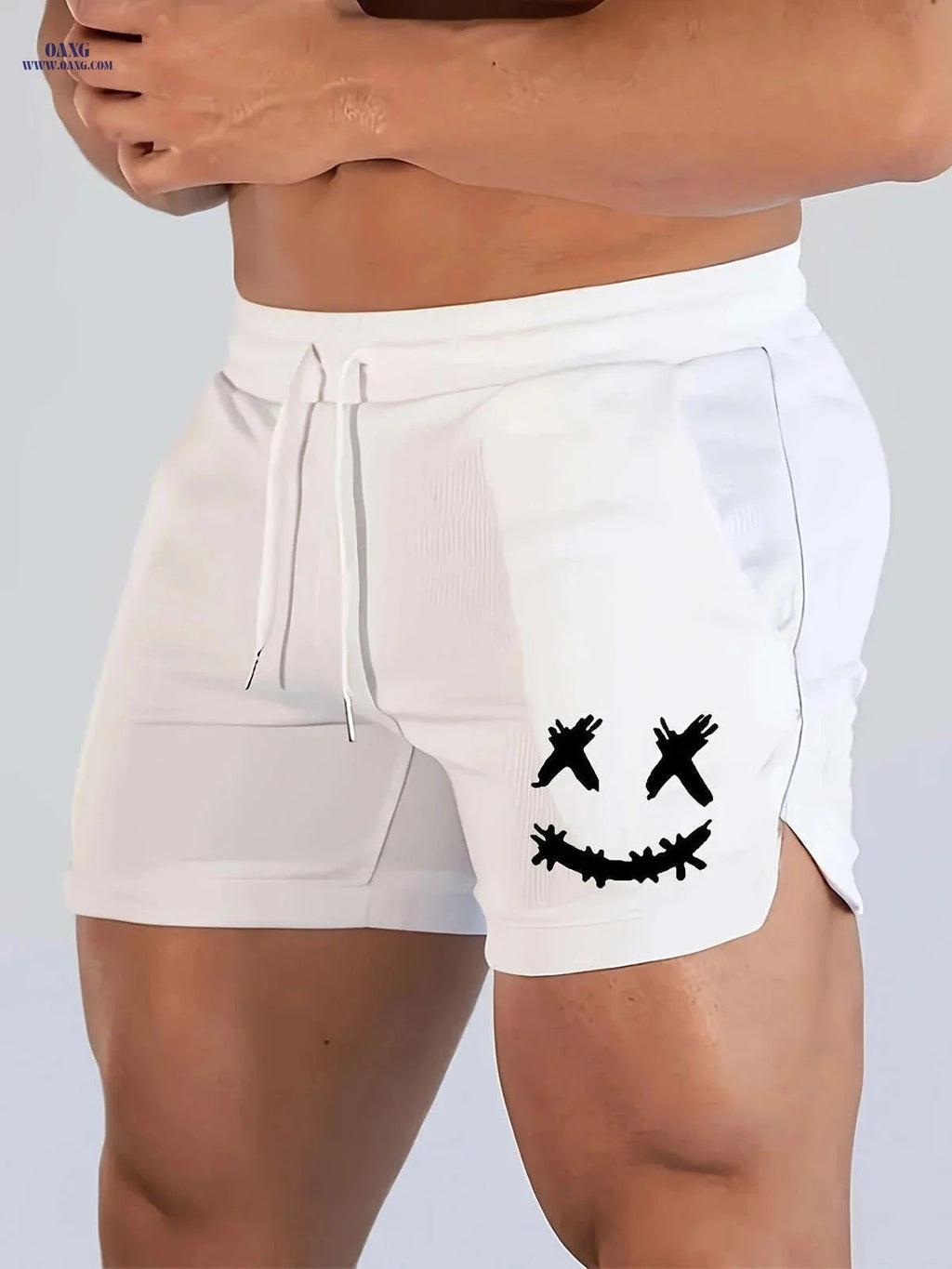Men's Quick-Dry Breathable Running Shorts - Sweat-Free Fitness Wear   OAXG 