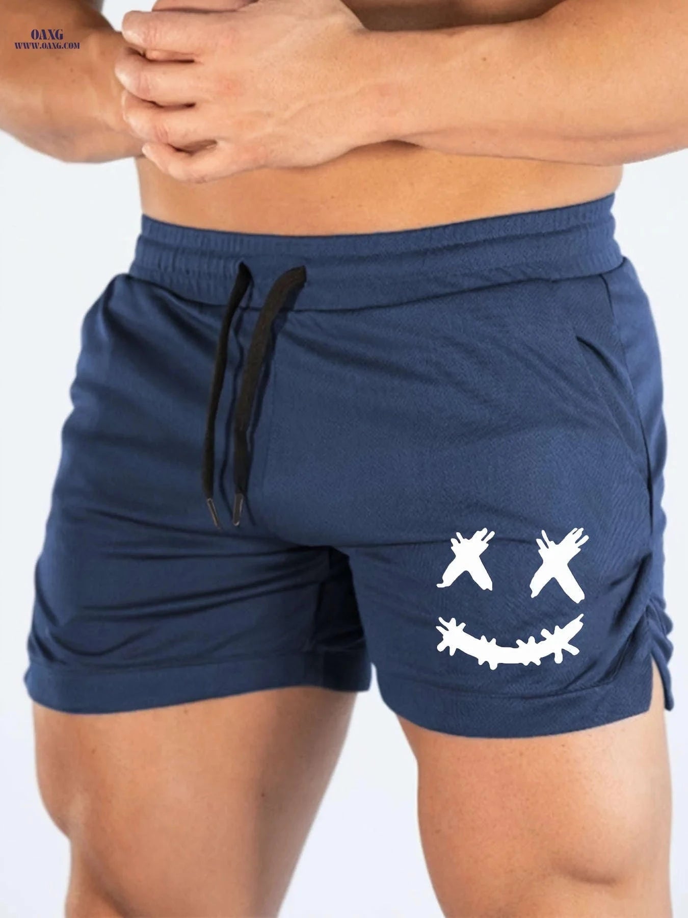 Men's Quick-Dry Breathable Running Shorts - Sweat-Free Fitness Wear   OAXG 
