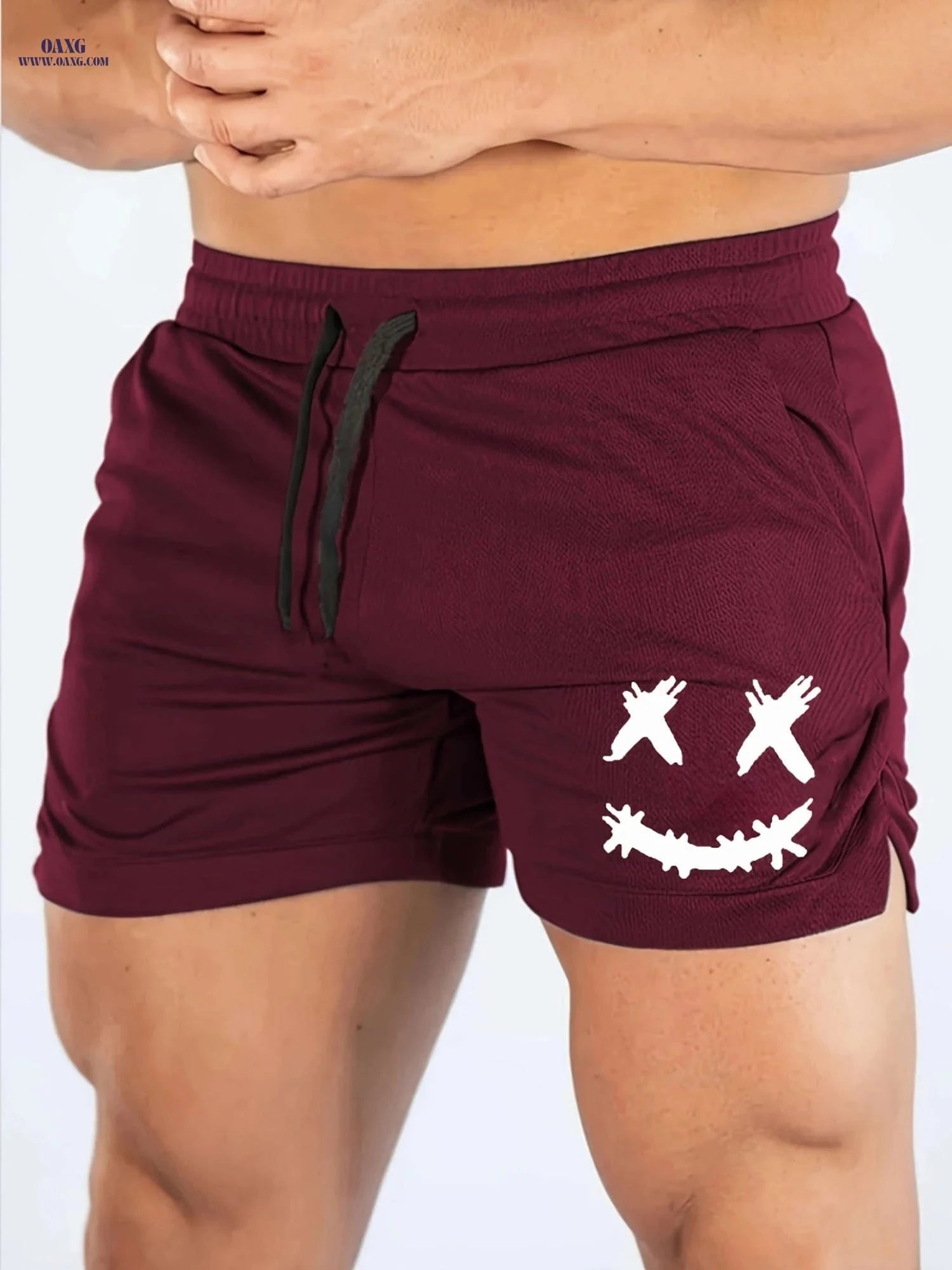 Men's Quick-Dry Breathable Running Shorts - Sweat-Free Fitness Wear   OAXG 