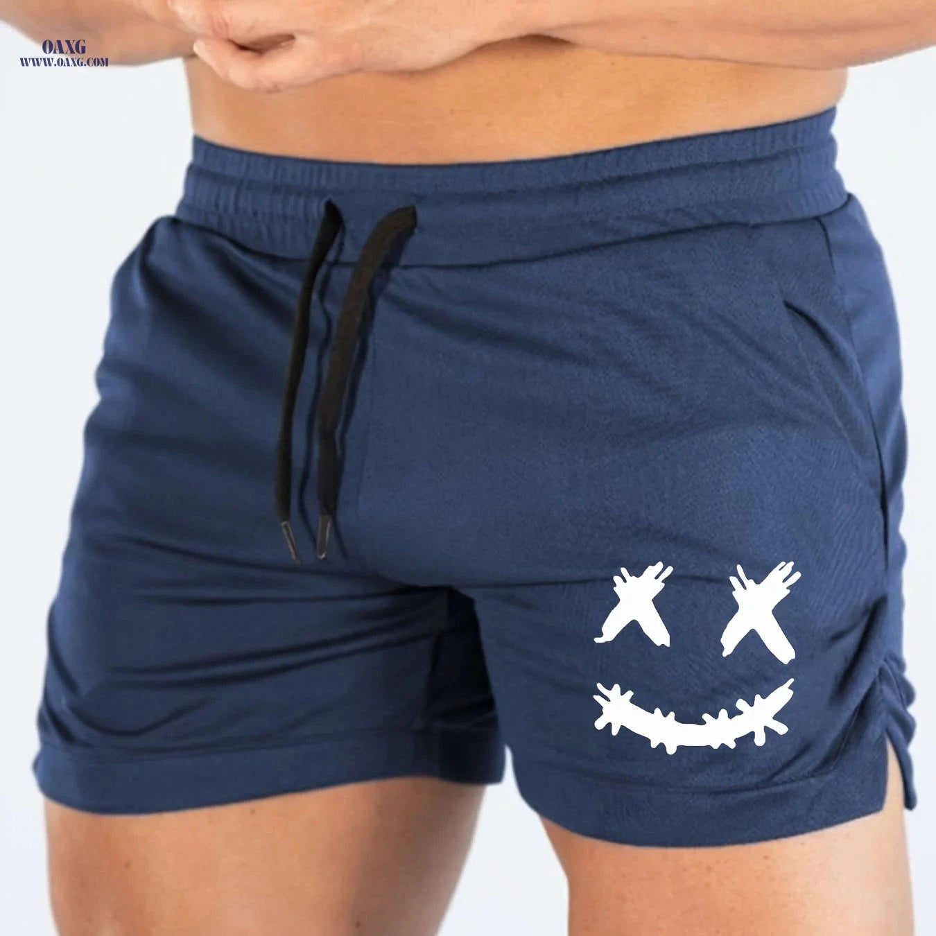 Men's Quick-Dry Breathable Running Shorts - Sweat-Free Fitness Wear   OAXG 