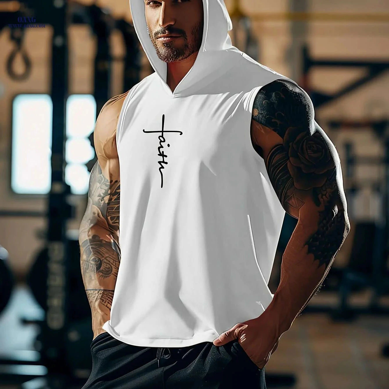 Men's Quick-Dry Breathable Tank Tops - Athletic Sleeveless Shirts   OAXG 
