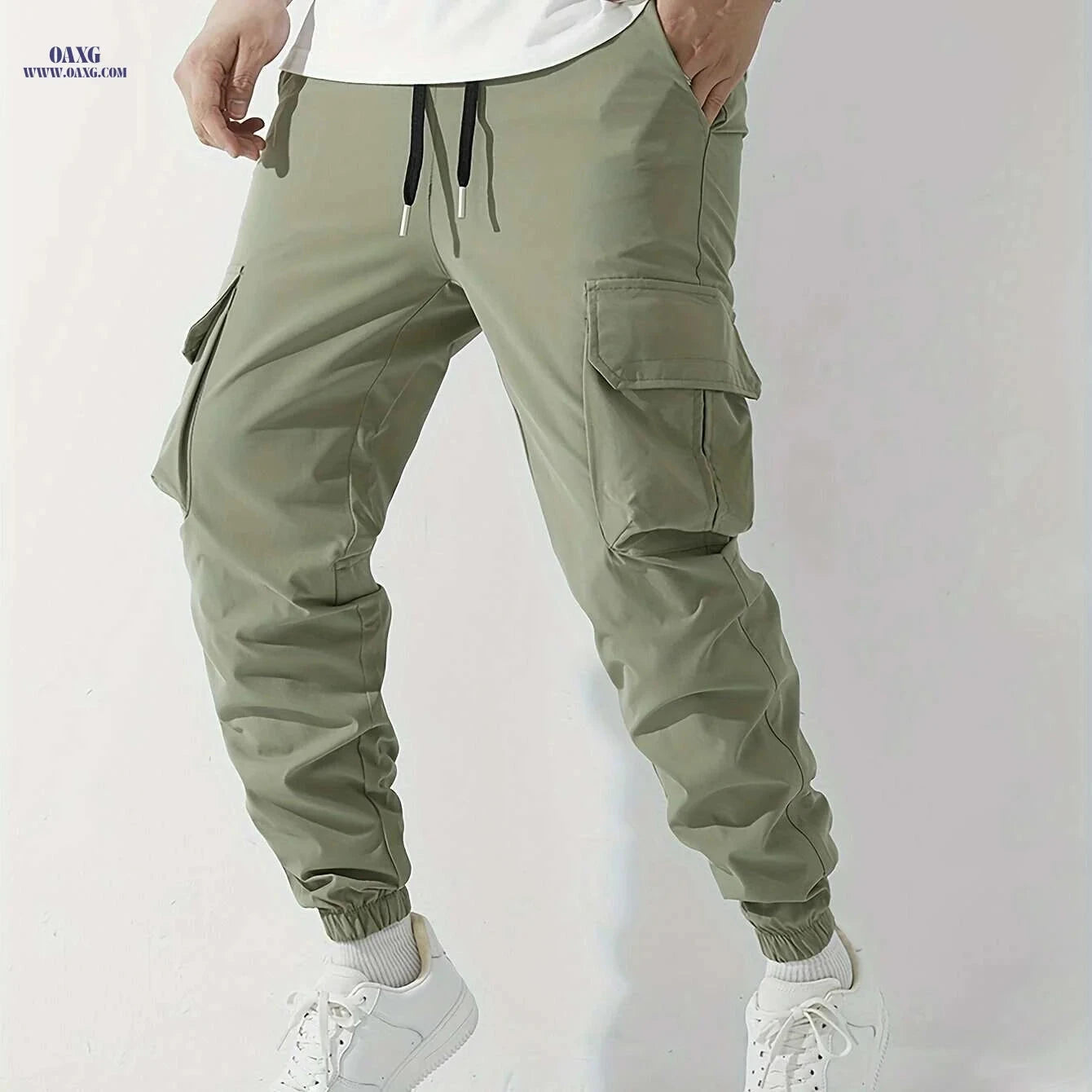 Men's Quick-Dry Cargo Pants - Breathable Outdoor Wear for Hiking   OAXG 