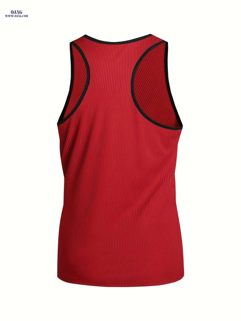 Men's Quick-Dry Gym Shirt - NEVER GIVE UP Compression Tee, Red   OAXG 