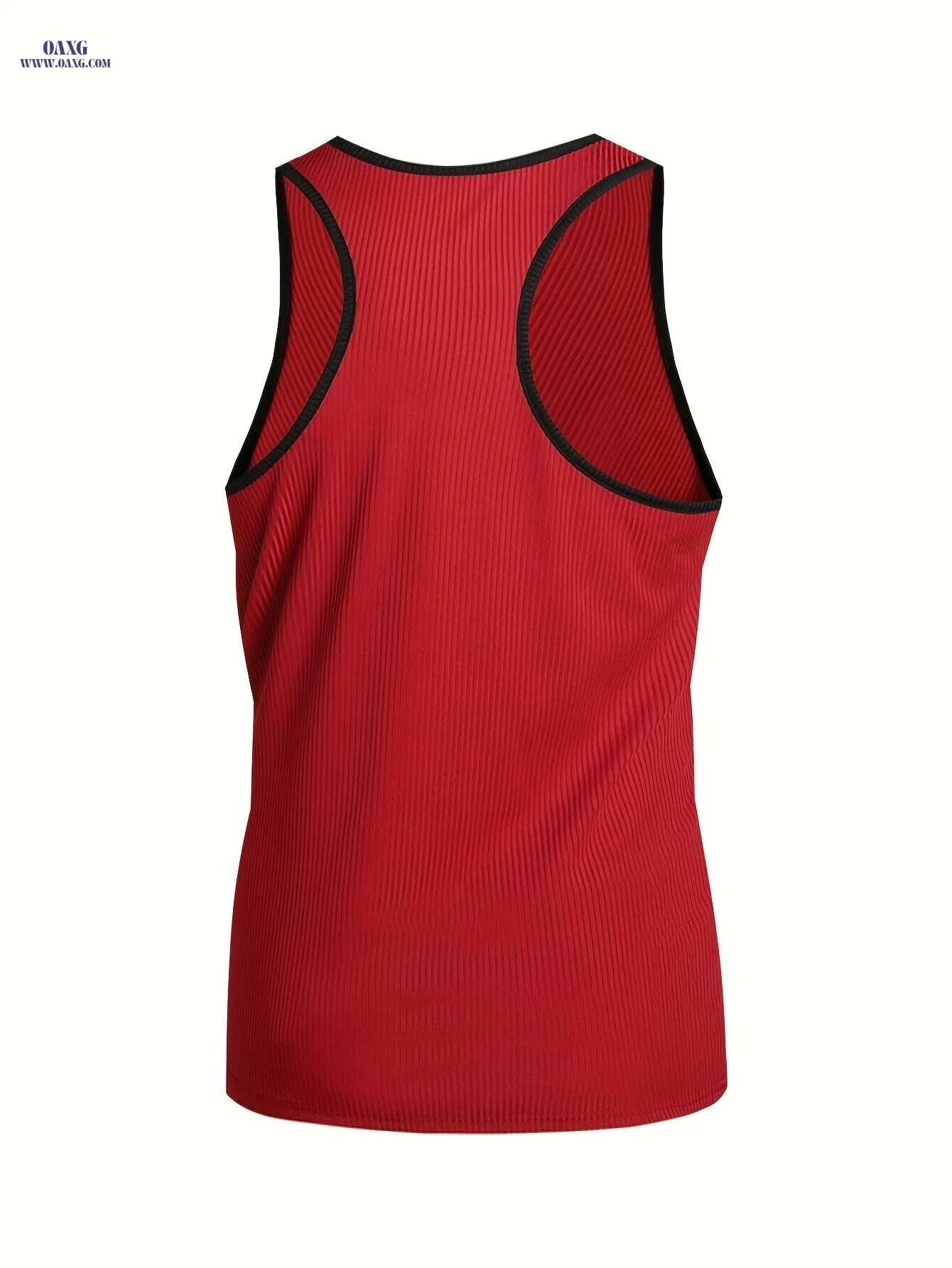 Men's Quick-Dry Gym Shirt - NEVER GIVE UP Compression Tee, Red   OAXG 