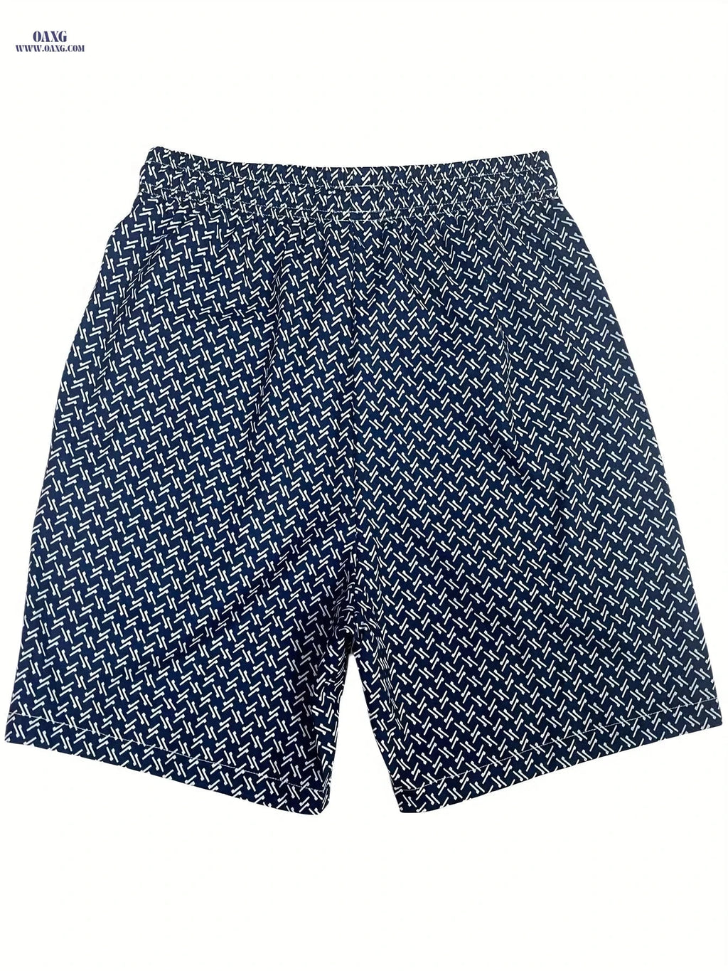 Men's Quick-Dry Hawaiian Beach Shorts - Lightweight Retro Swim Trunks   OAXG 