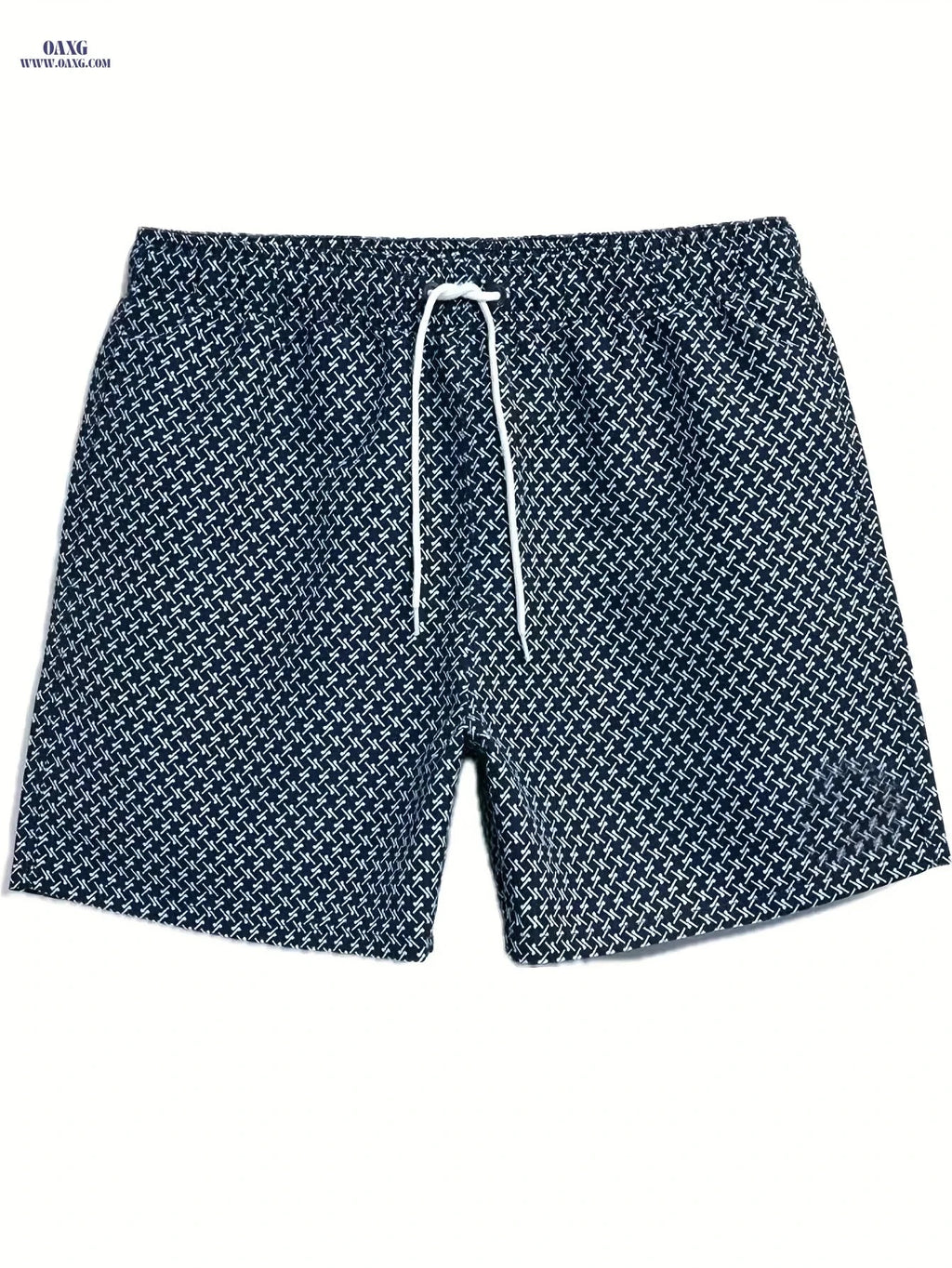 Men's Quick-Dry Hawaiian Beach Shorts - Lightweight Retro Swim Trunks   OAXG 