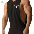 Men's Quick-Dry Muscle Tank Top - Moisture-Wicking Athletic Shirt   OAXG Black / S
