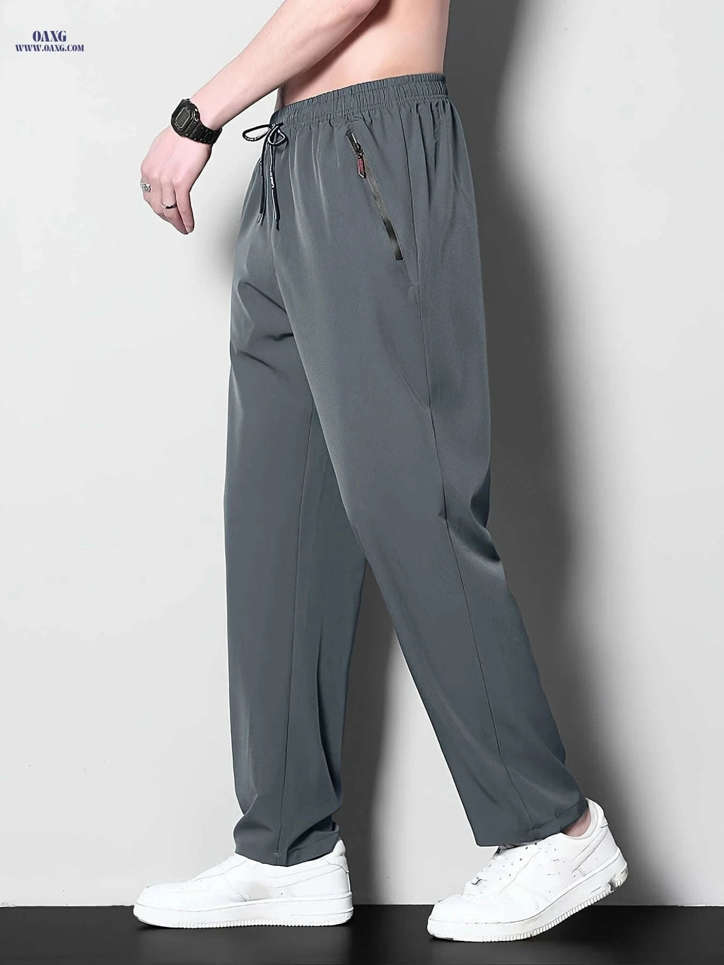 Men's Quick-Dry Sports Pants - Lightweight & Breathable for Summer   OAXG 
