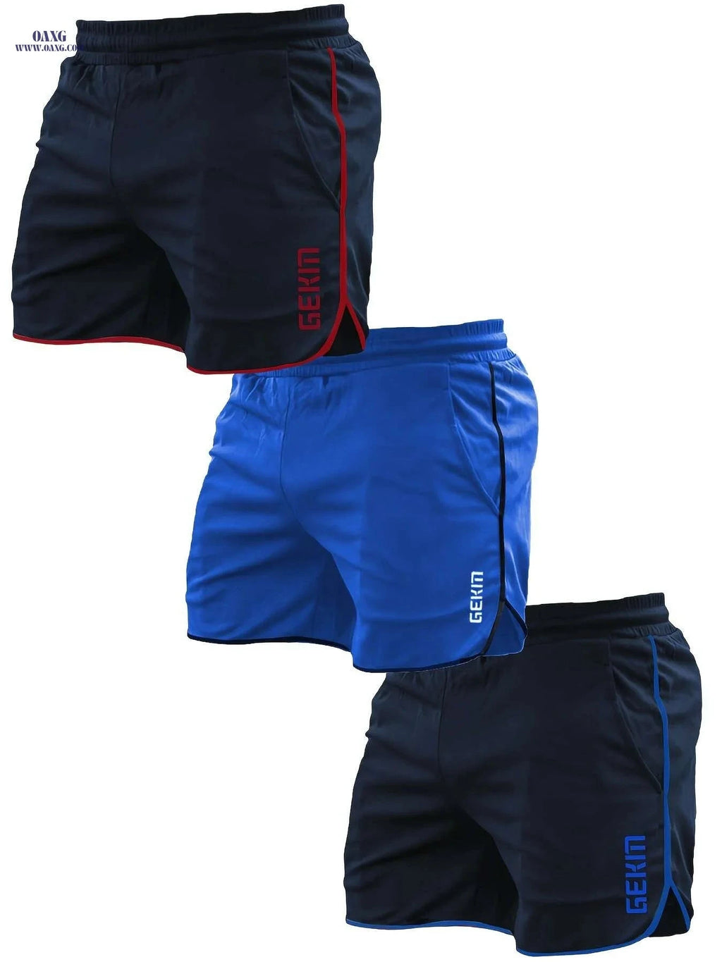 Men's Quick-Dry Sports Shorts - 5-Pocket Moisture-Wicking Fabric   OAXG 