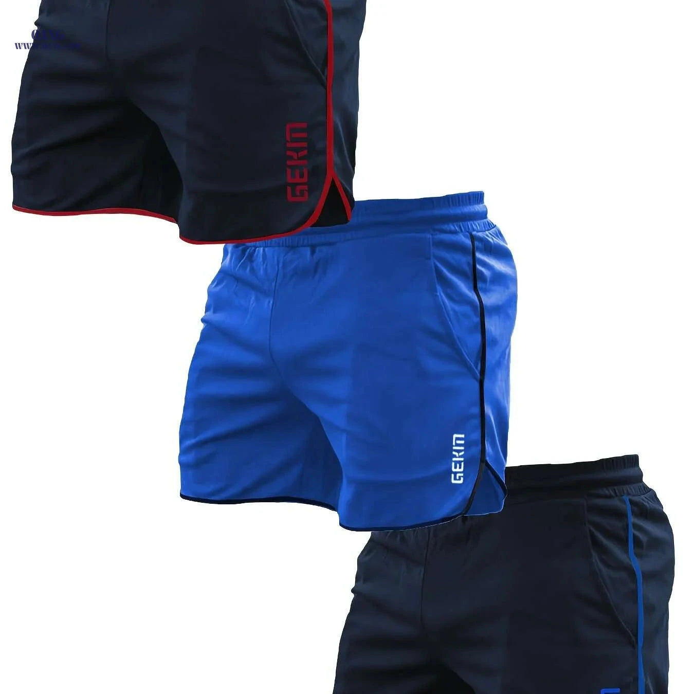 Men's Quick-Dry Sports Shorts - 5-Pocket Moisture-Wicking Fabric   OAXG 