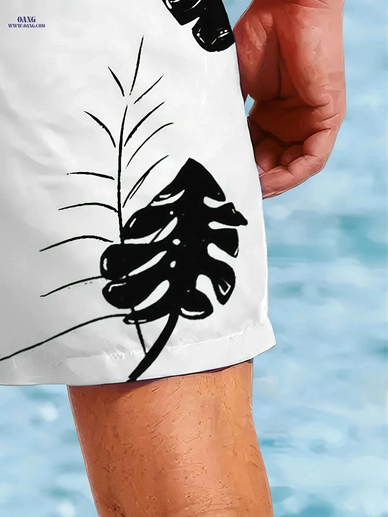 Men's Quick-Dry Swim Shorts - Lightweight Beach Shorts for Surfing   OAXG Mixed Color / S