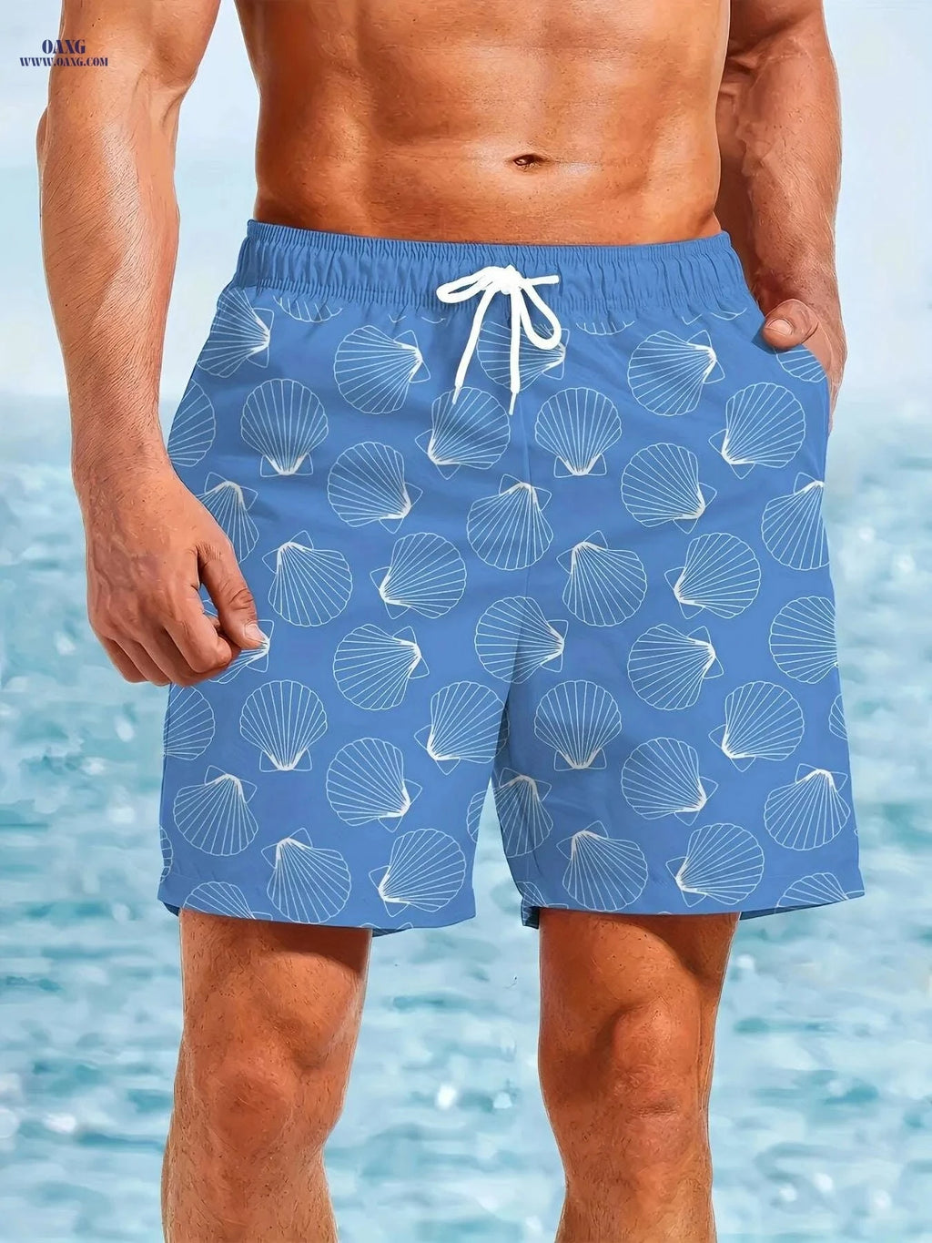 Men's Quick-Dry Swim Shorts - Lightweight Board Shorts for Surfing   OAXG Mixed Color / S