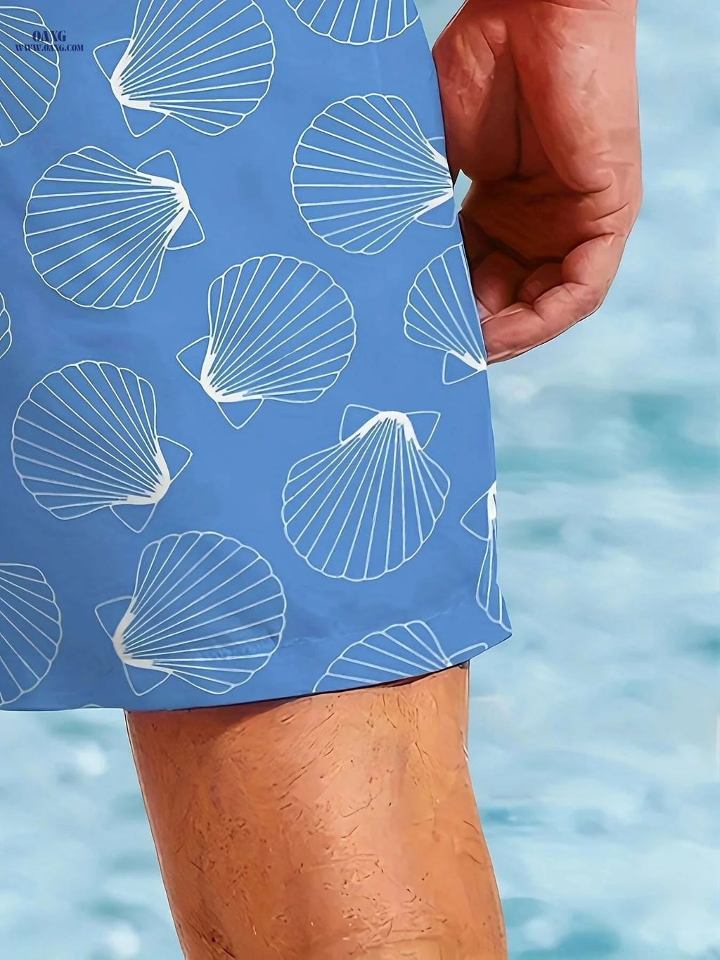 Men's Quick-Dry Swim Shorts - Lightweight Board Shorts for Surfing   OAXG Mixed Color / S