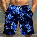 Men's Quick-Dry Swim Trunks - Lightweight Swim Shorts for Beach   OAXG Blue / S