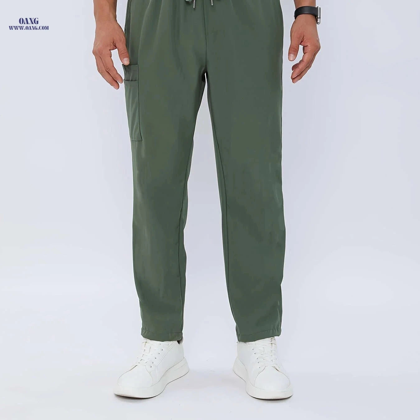 Men's Quick-Dry Work Pants - Heavy-Duty Multi-Pocket Design for Summer   OAXG 