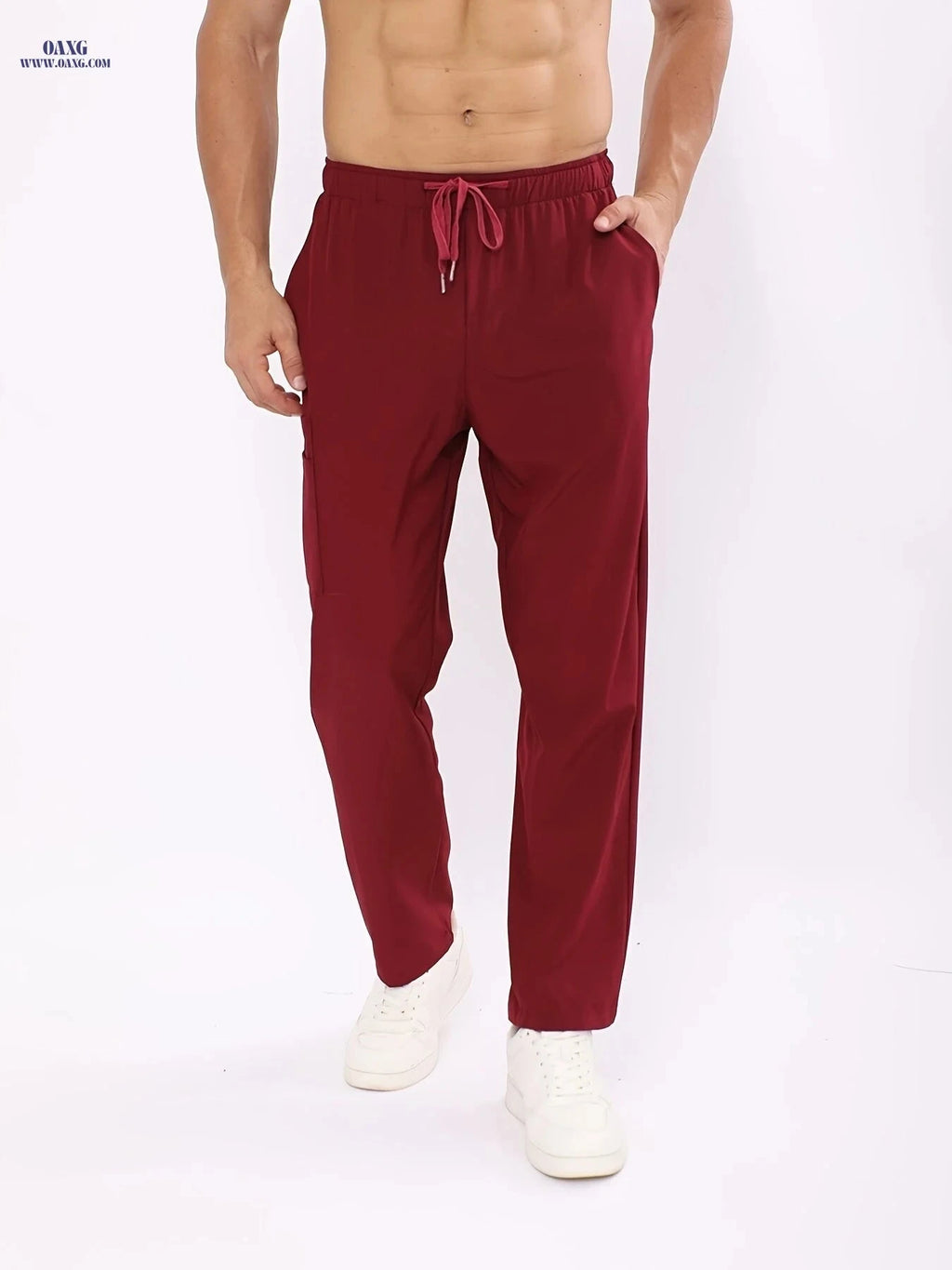 Men's Quick-Dry Work Pants - Heavy-Duty Multi-Pocket Design for Summer   OAXG 