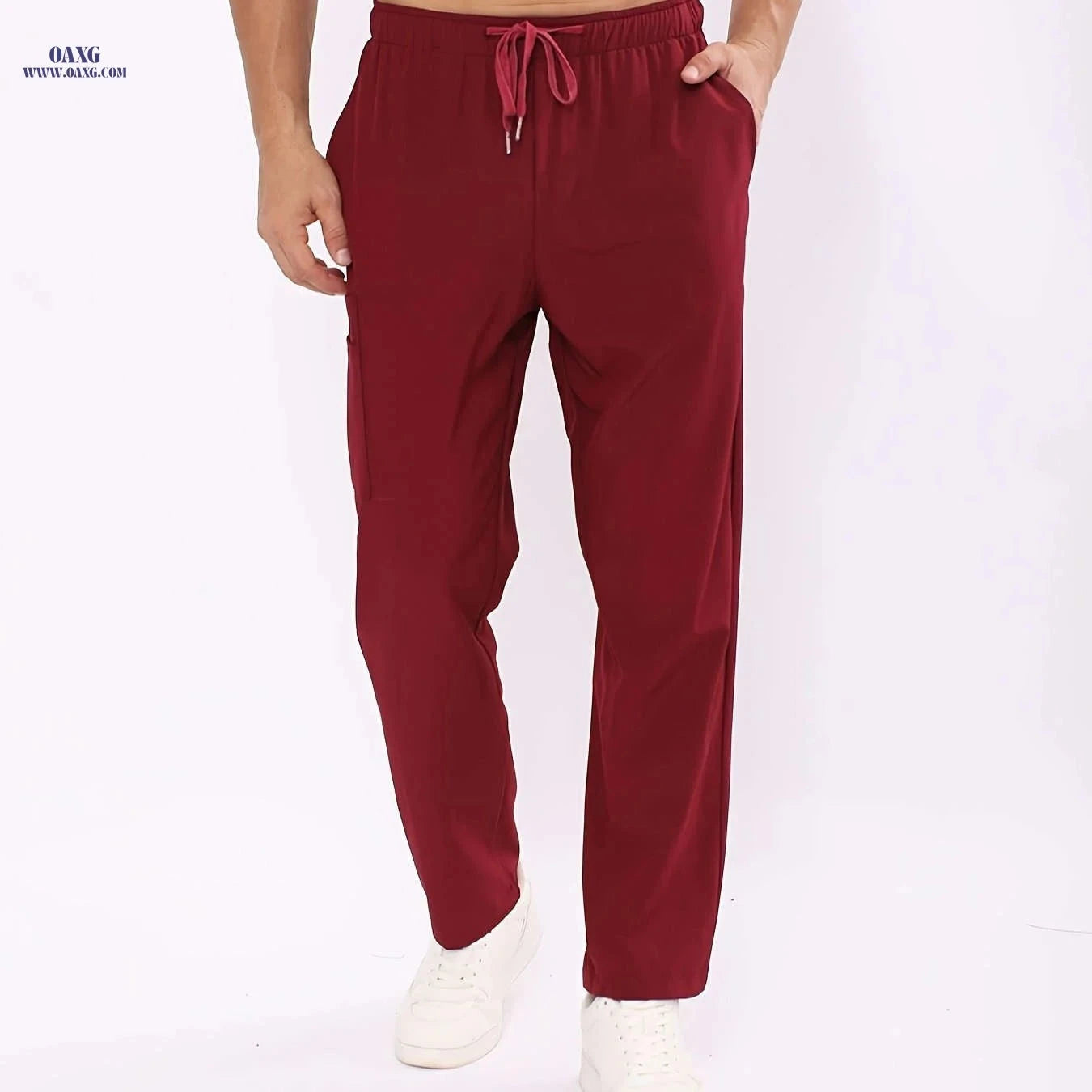 Men's Quick-Dry Work Pants - Heavy-Duty Multi-Pocket Design for Summer   OAXG 