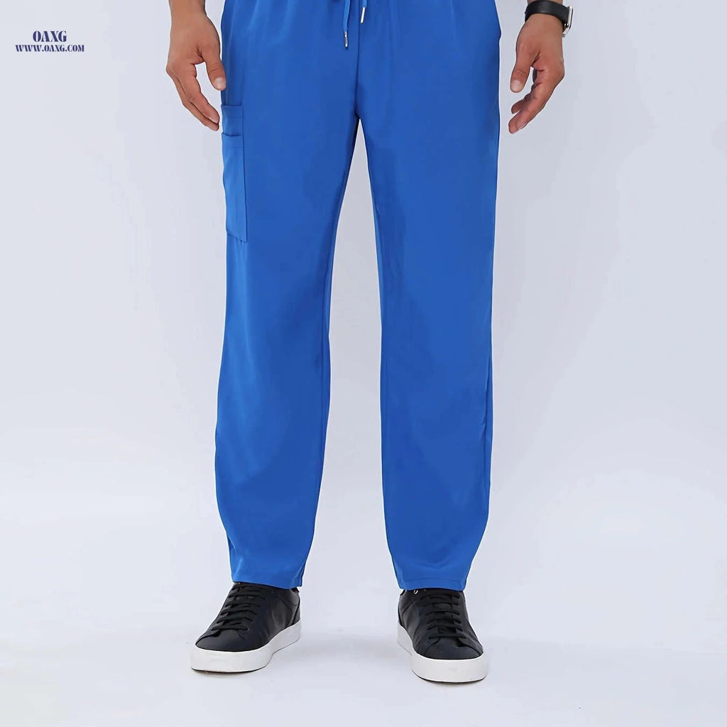 Men's Quick-Dry Work Pants - Heavy-Duty Multi-Pocket Design for Summer   OAXG 