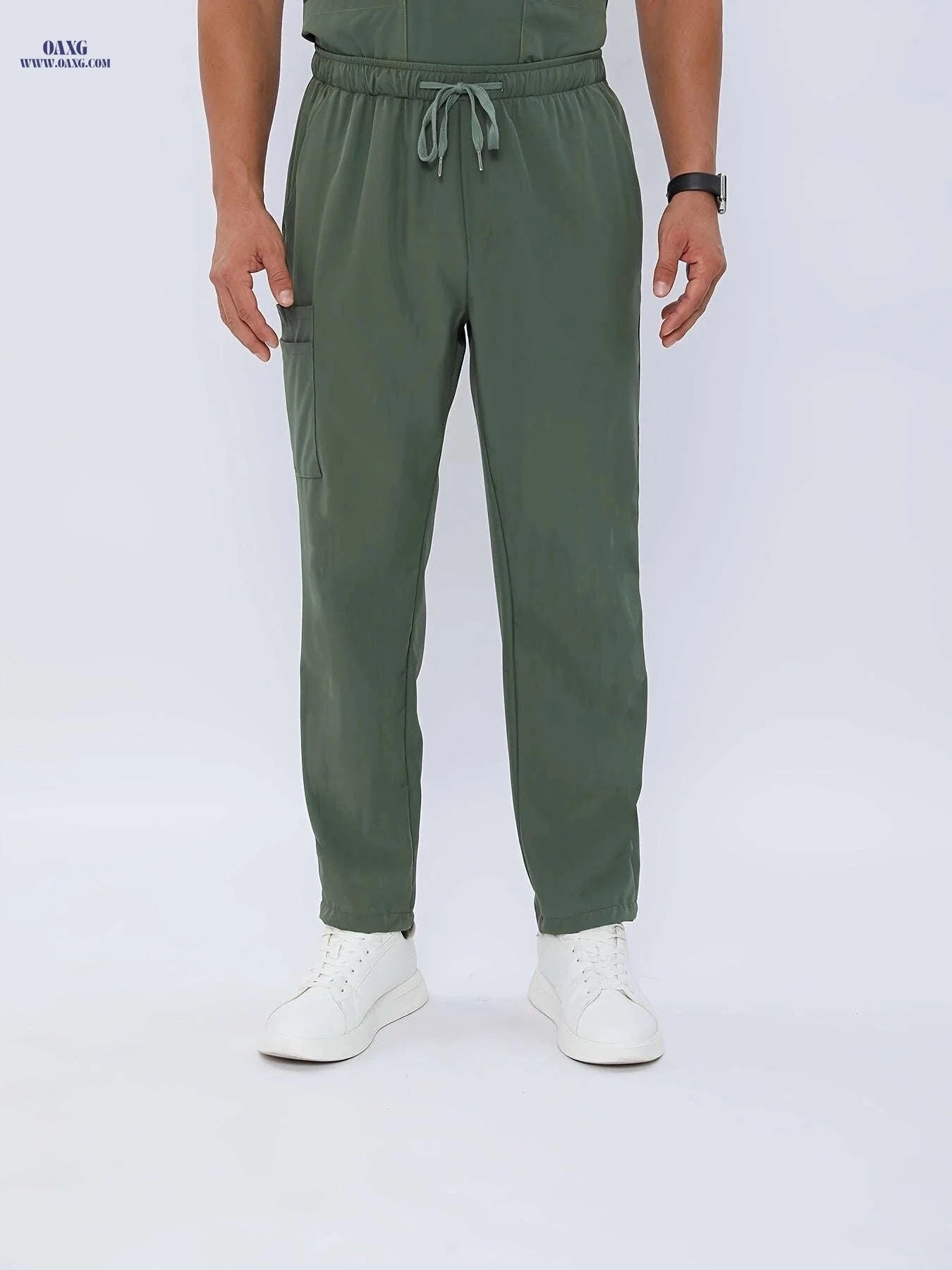 Men's Quick-Dry Work Pants - Heavy-Duty Multi-Pocket Design for Summer   OAXG Sky Blue / FR S