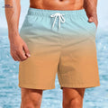 Men's Quick-Drying Beach Shorts - 3D Print Swim Trunks for Summer Fun   OAXG Mixed colors / FR S