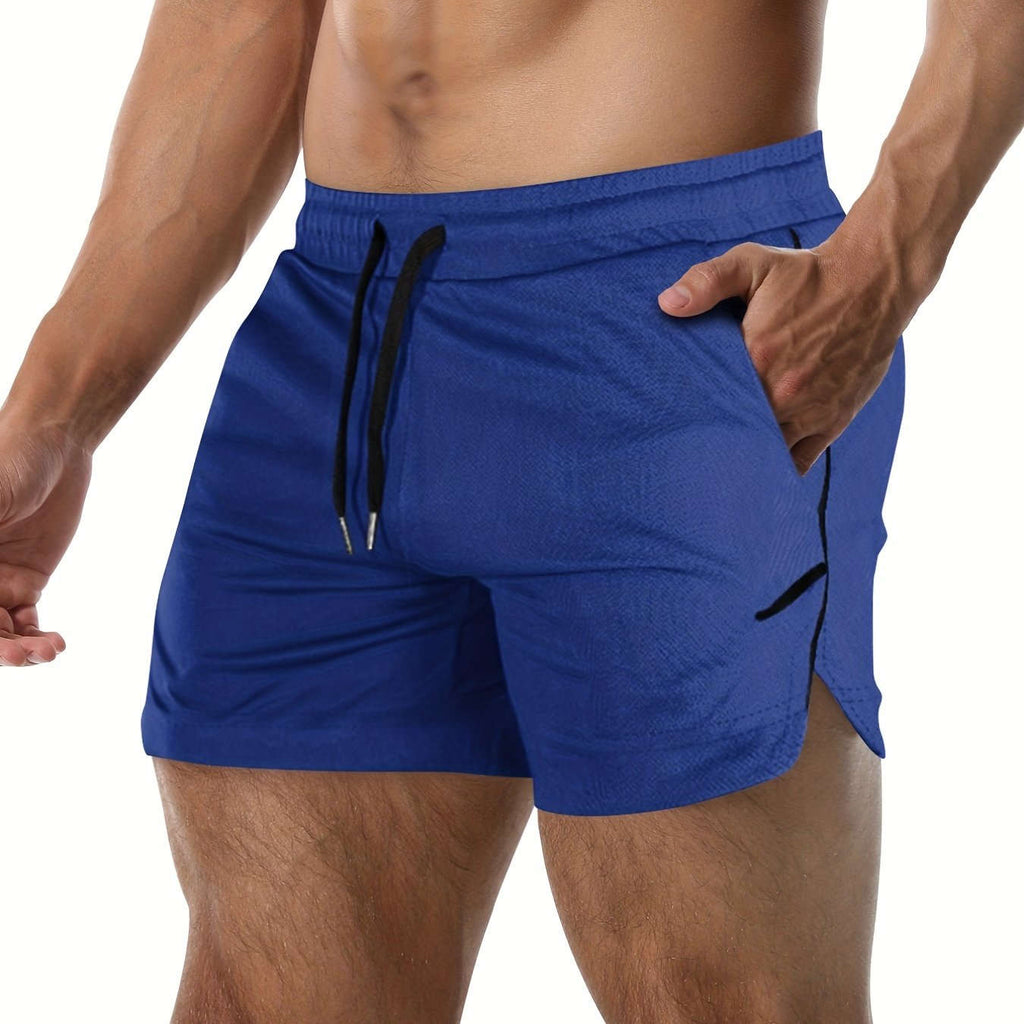 Men's Quick Drying Shorts - Elastic Waist, Comfy Design for Gym   OAXG 