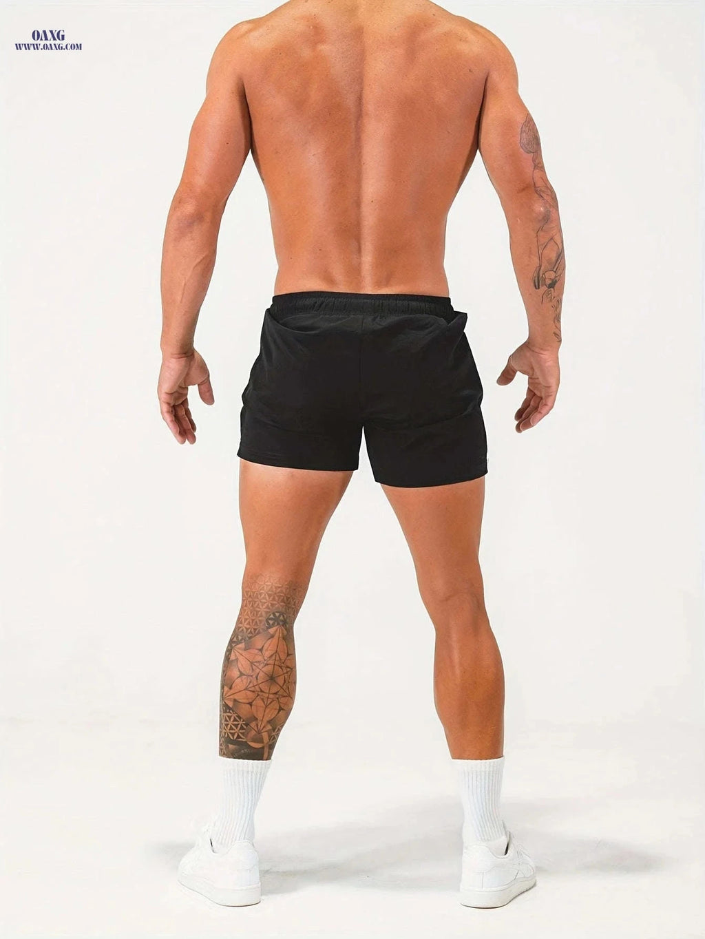 Men's Quick-Drying Sports Shorts - Breathable Casual Summer Training   OAXG Black / FR M