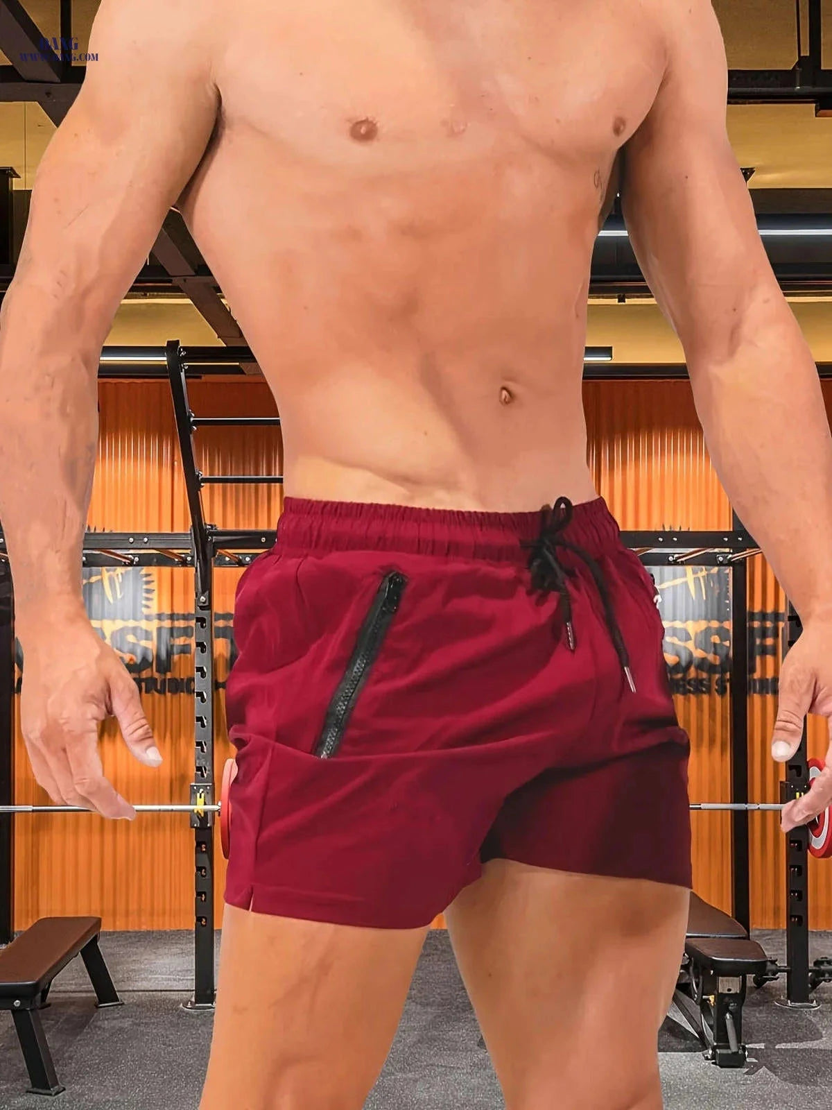 Men's Quick-Drying Sports Shorts - Breathable Casual Summer Training   OAXG Black / FR M