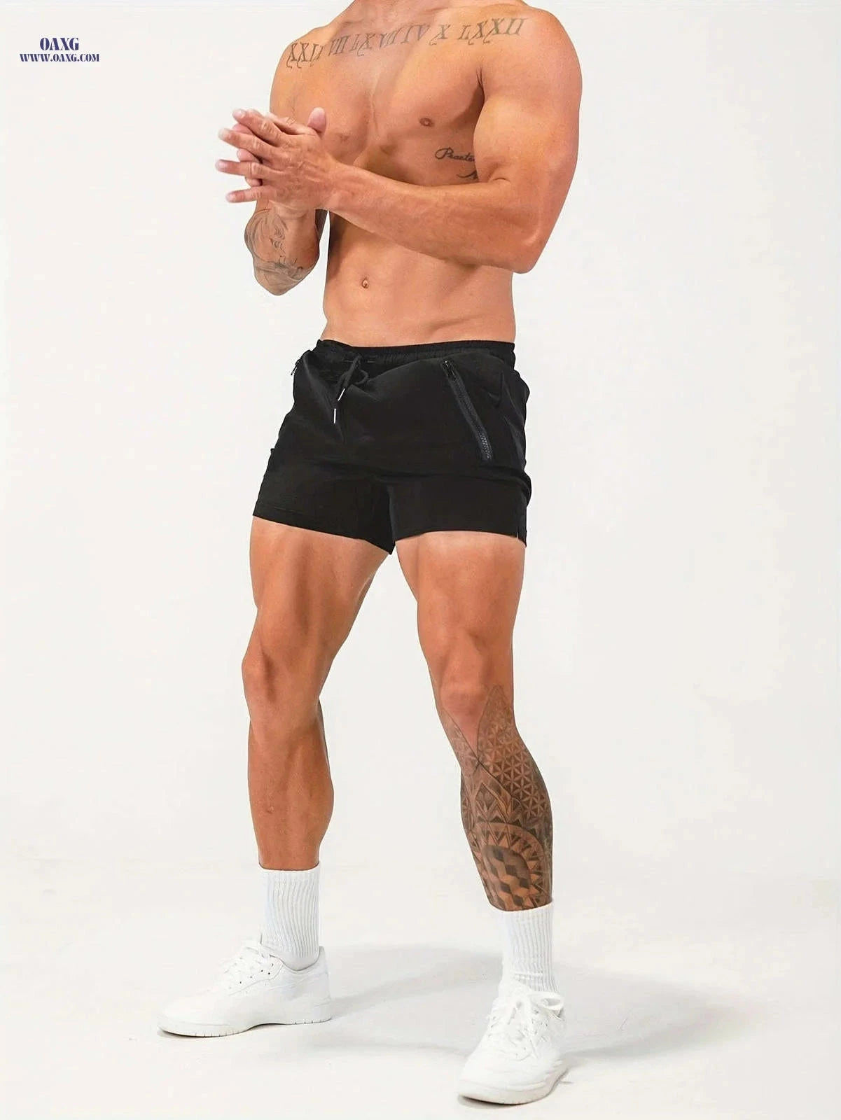 Men's Quick-Drying Sports Shorts - Breathable Casual Summer Training   OAXG 