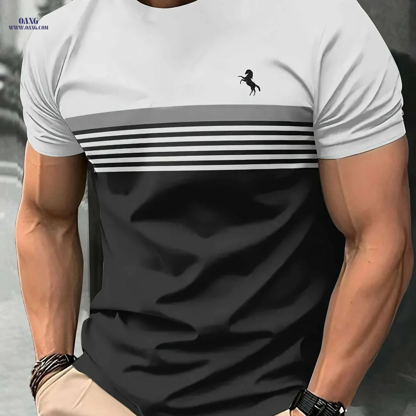 Men's Red Graphic T-Shirt - "To Success" Print, Comfortable Fit   OAXG Mixed Color / S
