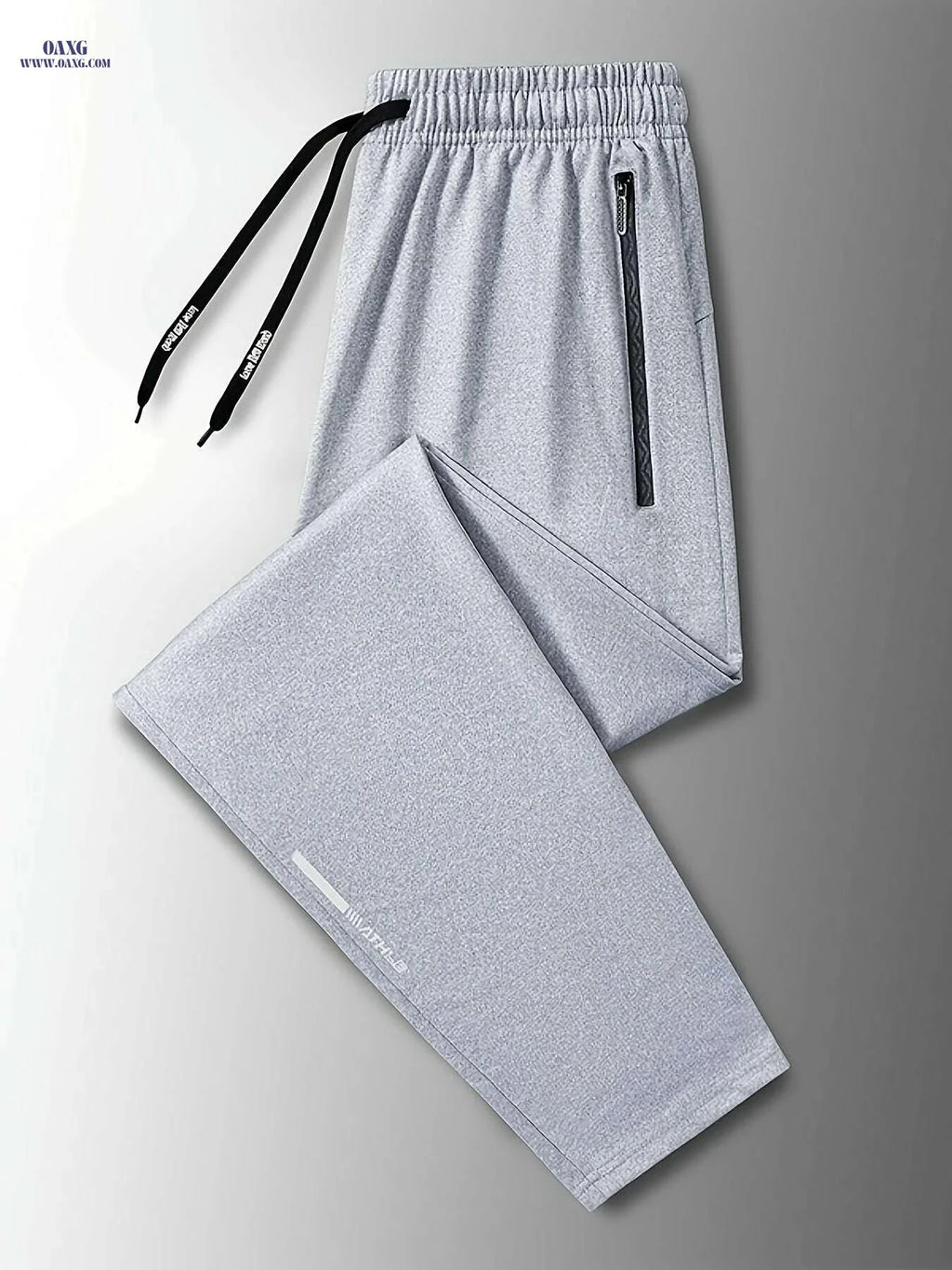 Men's Regular Fit Sweatpants with Drawstring - Perfect for Running   OAXG Black / S