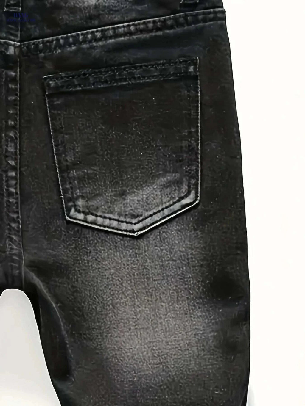 Men's Ripped Jeans - Distressed Stretch Pants for All-Season Wear   OAXG Black / S
