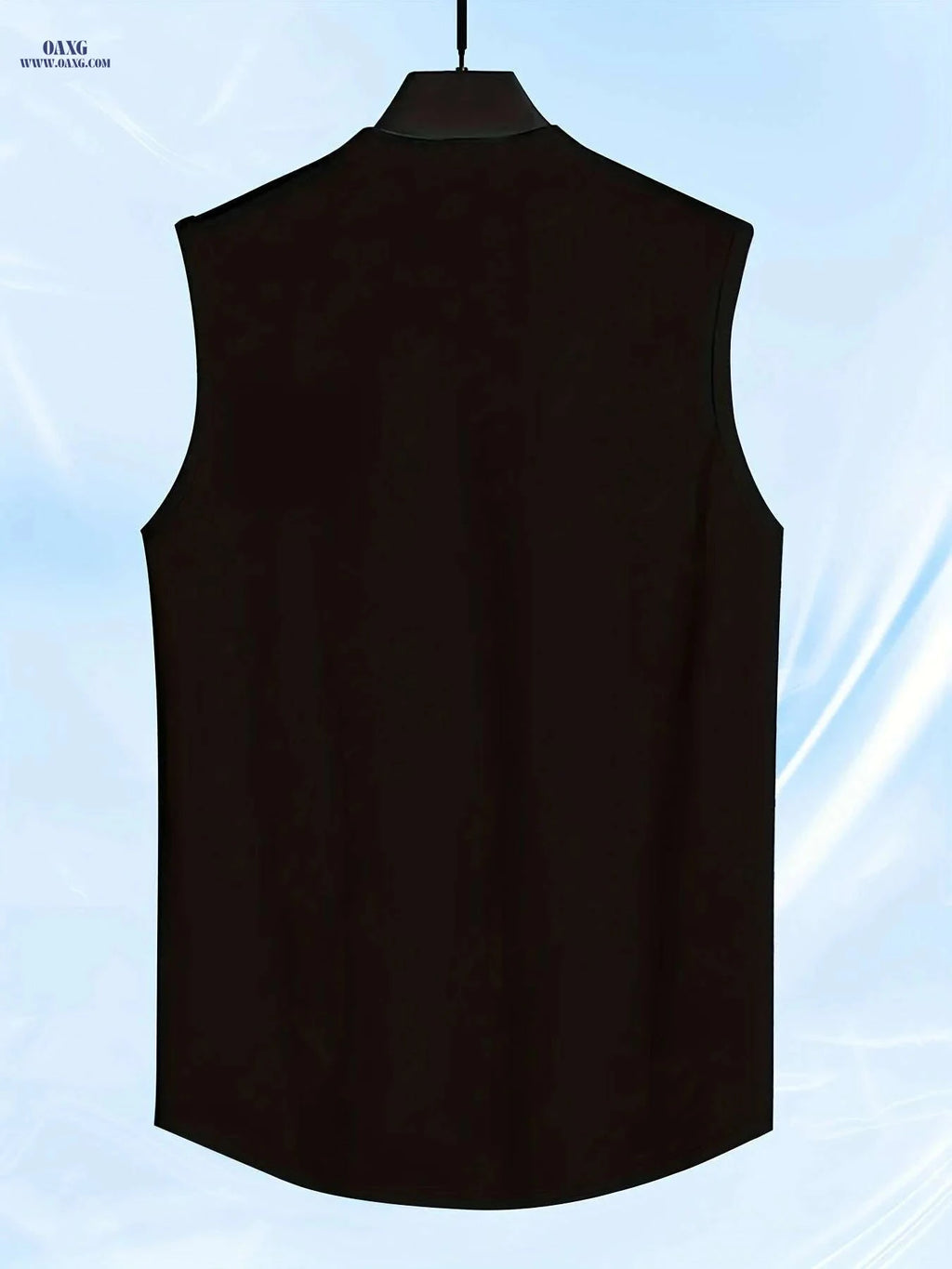 Men's Sleeveless Athletic Tank Top - Moisture-Wicking Gym Shirt   OAXG Black / S