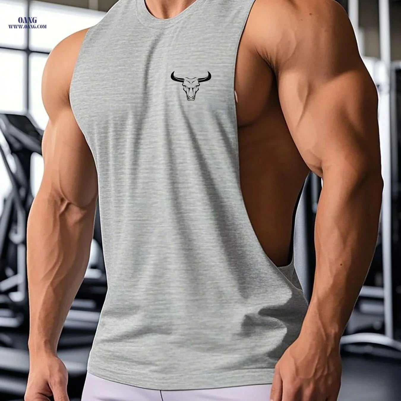 Men's Sleeveless Athletic Tank Top - Quick-Dry, Moisture-Wicking Gym Shirt   OAXG Black / S
