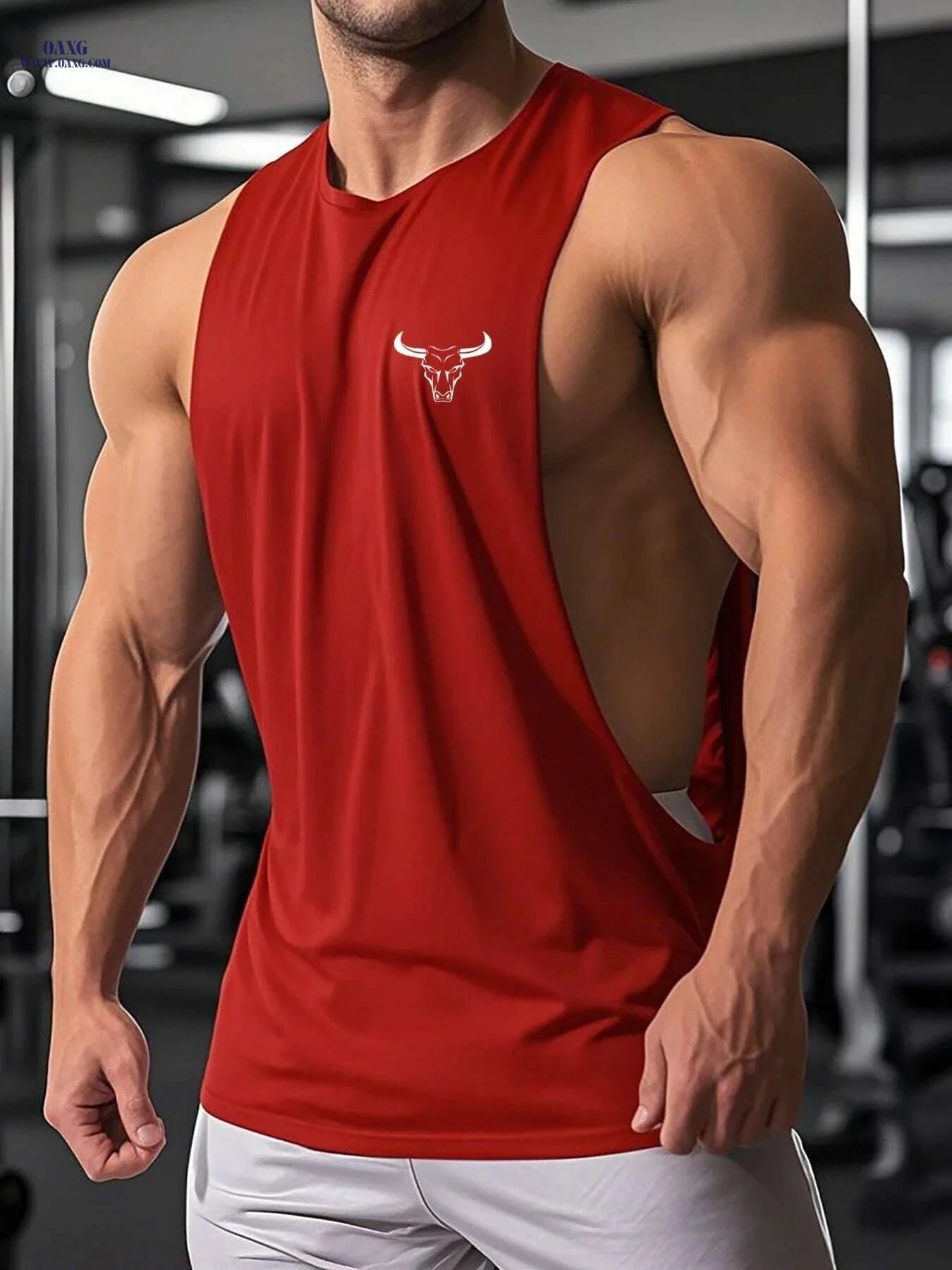 Men's Sleeveless Athletic Tank Top - Quick-Dry, Moisture-Wicking Gym Shirt   OAXG Black / S