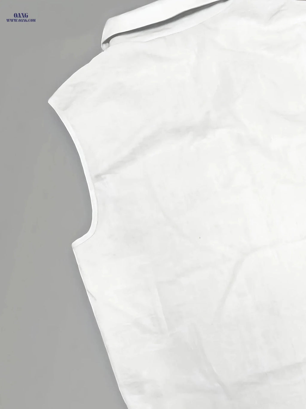 Men’s Sleeveless Shirt - Solid Color Casual Beach Style for Summer   OAXG 