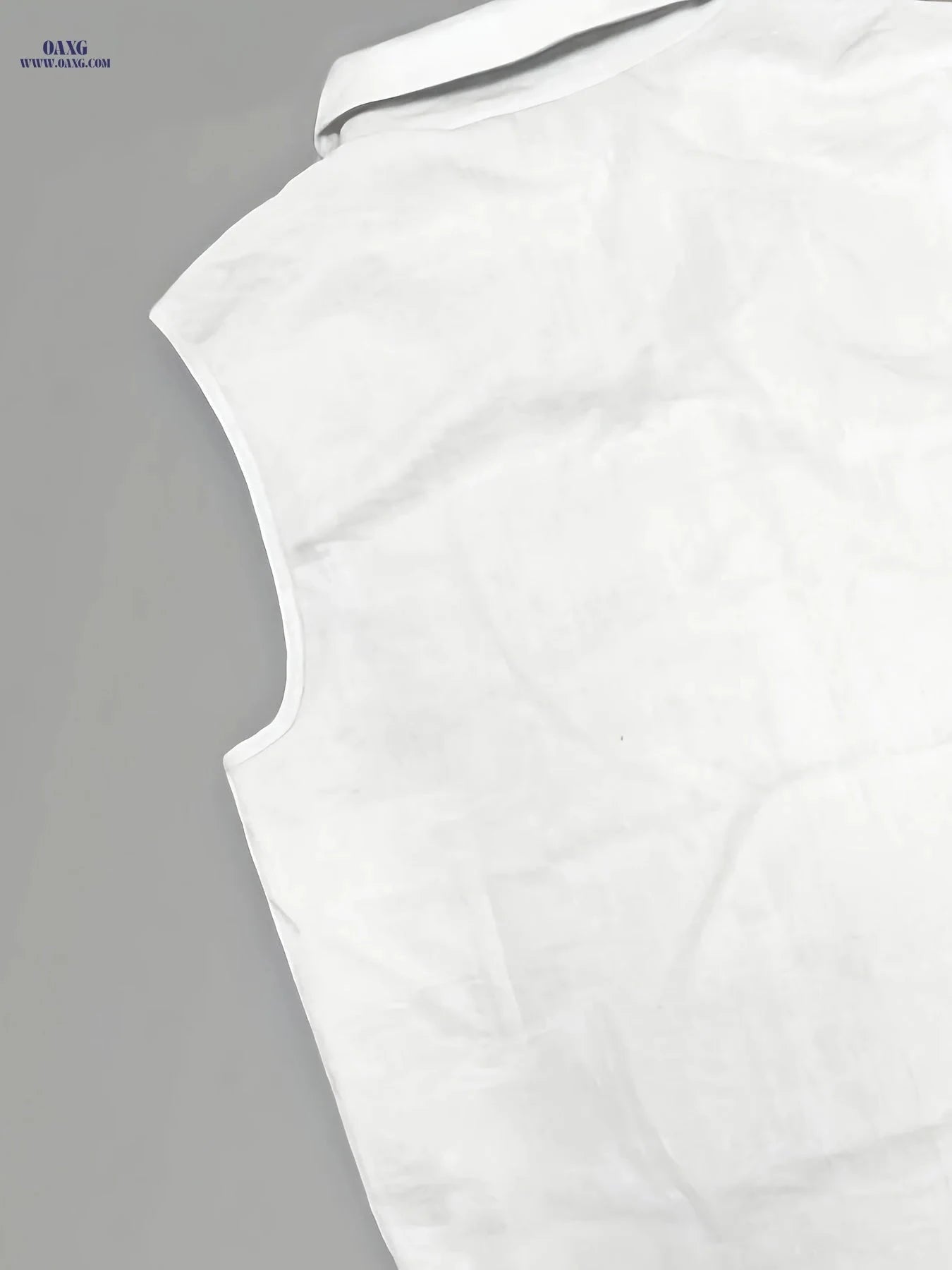 Men’s Sleeveless Shirt - Solid Color Casual Beach Style for Summer   OAXG 