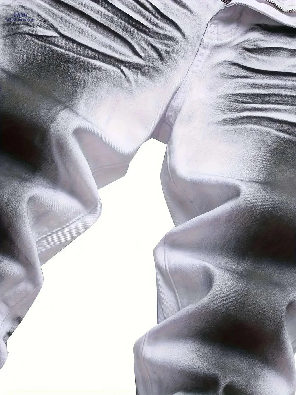 Men's Slim Casual Pants - Stretchy Printed Jeans for All Seasons   OAXG White And Black / 28