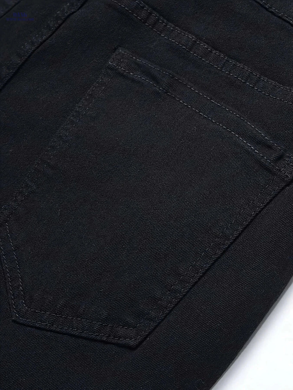 Men's Slim Elastic Ripped Jeans - All-Season Skinny Fit, Raw Wash   OAXG 