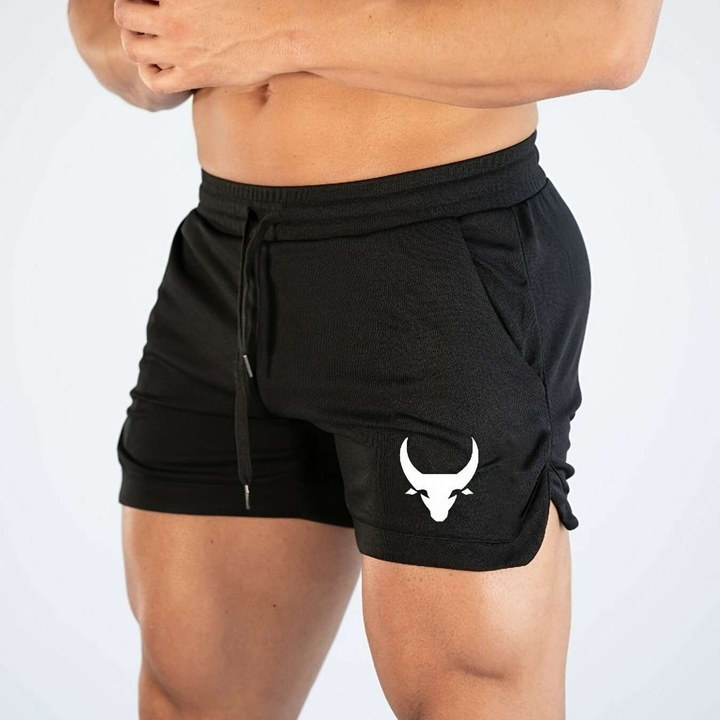 Men's Slim Fit Athletic Shorts - Breathable Mesh for Running & Gym   OAXG 