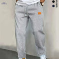 Men's Slim-fit Jogger Pants - Straight Leg, Casual Trousers for Spring   OAXG Light Grey / FR S