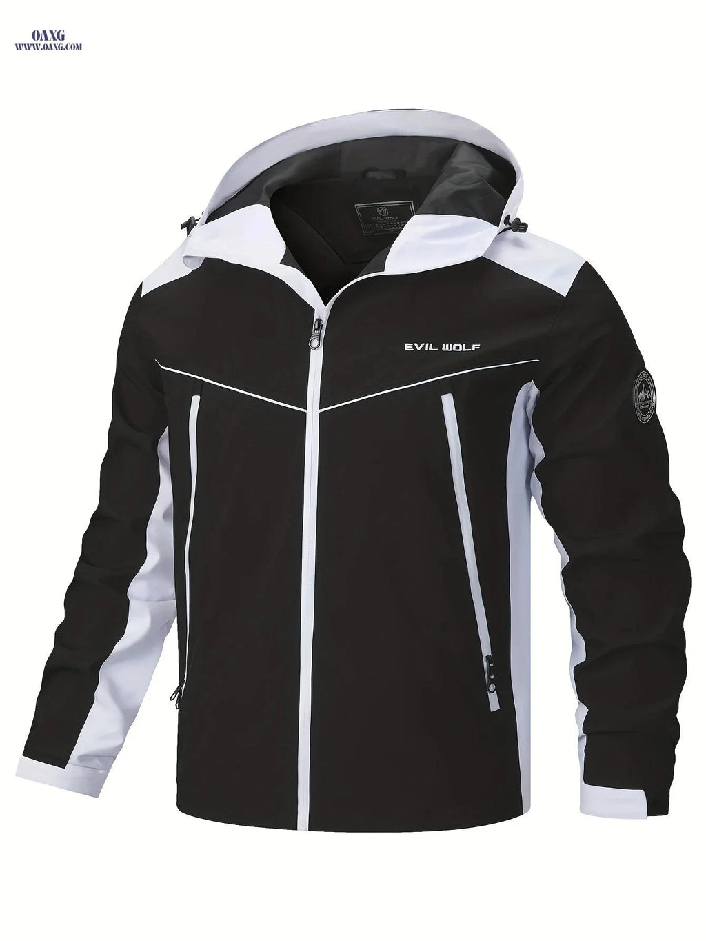 Men's Slim-fit Patchwork Jacket - Spring & Autumn Casual Wear   OAXG 