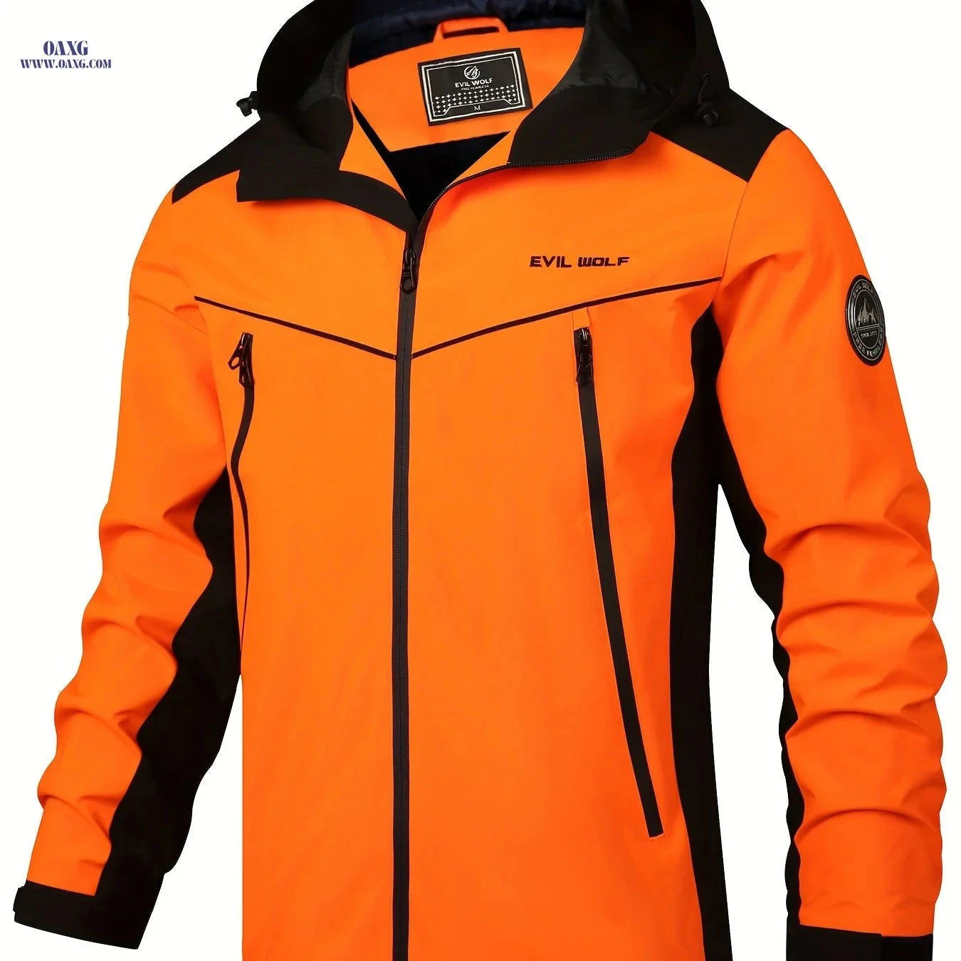 Men's Slim-fit Patchwork Jacket - Spring & Autumn Casual Wear   OAXG 