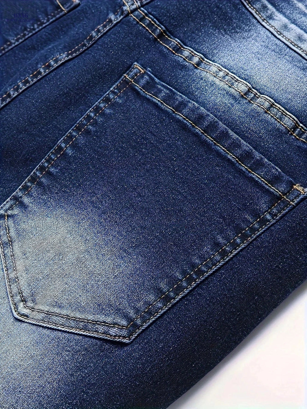 Men's Slim Fit Ripped Jeans - Casual Stretch Denim with Pockets   OAXG 
