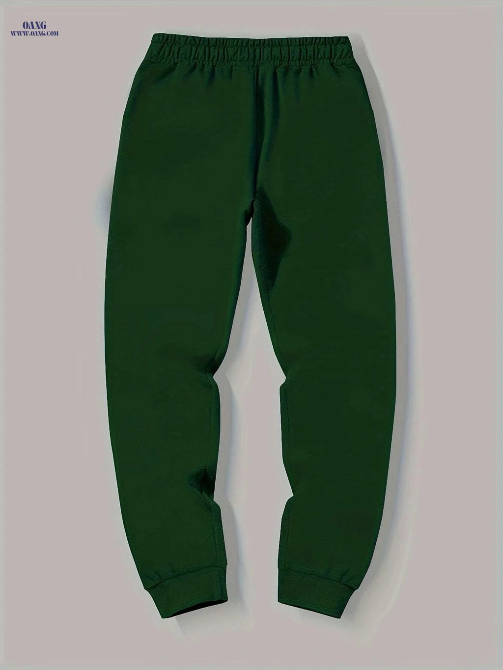 Men's Solid Color Casual Pants - All-Season, Machine Washable Dress Trousers   OAXG Black / S